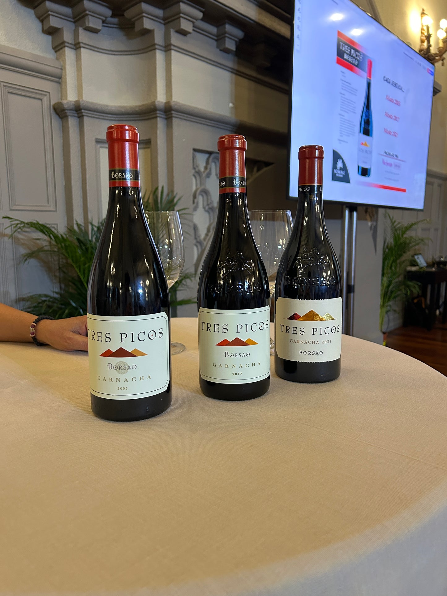 Cata vertical Borsao Tres Picos