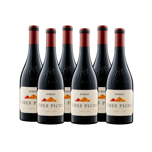 Borsao Tres Picos 2022. Caja de seis botellas.