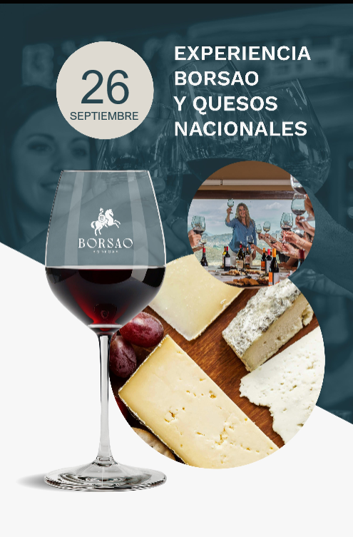 26 de septiembre | Experiencia Borsao y quesos nacionales